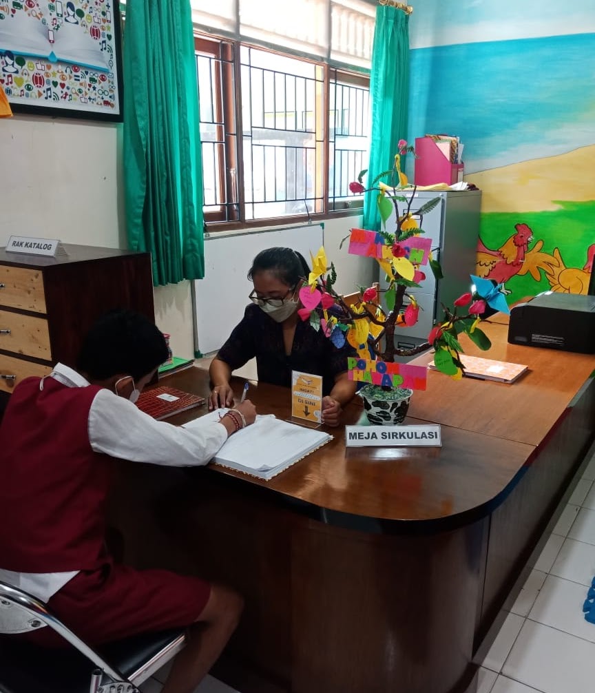 Fasilitas yang ada di perpustakaan vidyapustaka