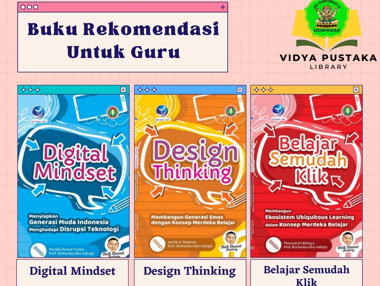 Koleksi perpustakaan vidyapustaka